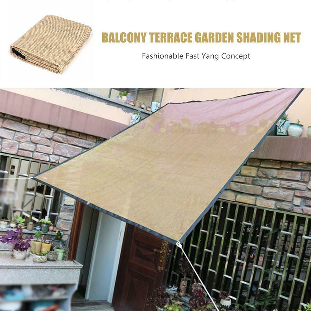 2/3/4/5x2M Anti-UV Sun Shelter Mesh Sunshade Protection Outdoor Canopy Garden Patio Pool Shade Sail Awning Camping Shade Cloth 2 - Image 5