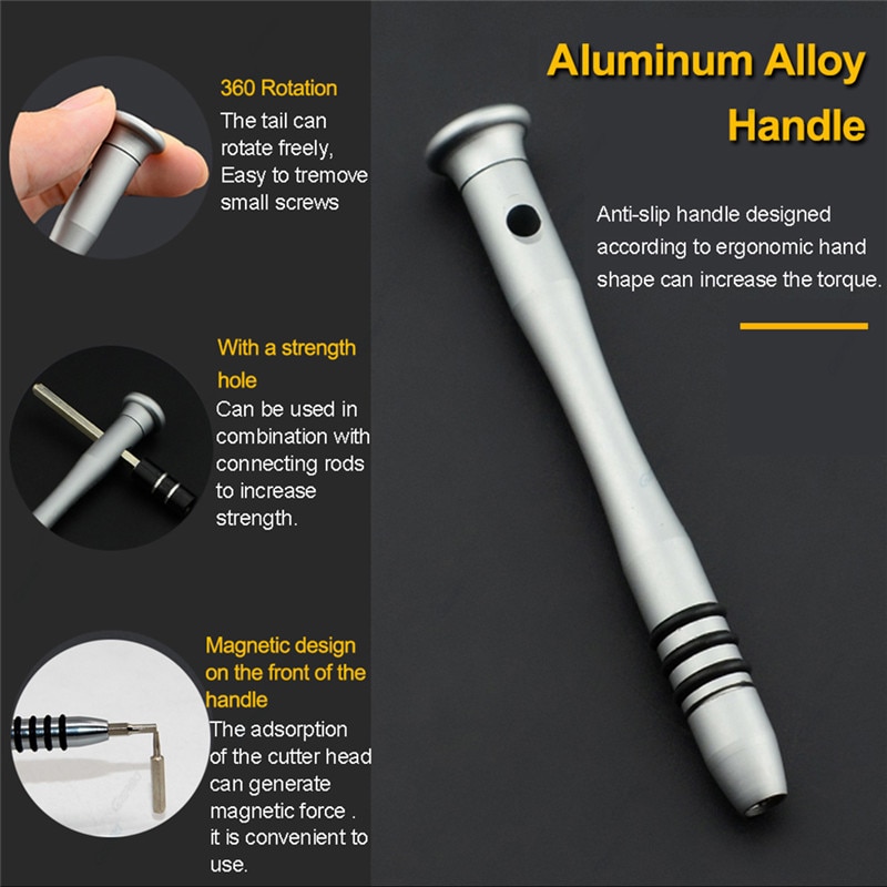 115 in 1 Precision Mobile Phone Repair Tool Set For iPhone Cell Phone Smartphone Watch Mini Magnetic Screwdriver Kit - Image 4