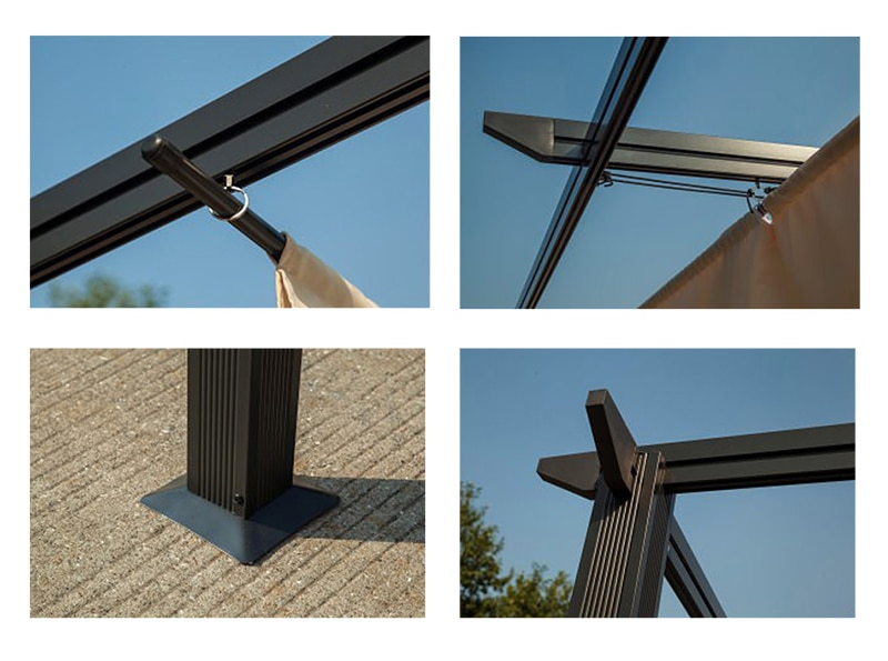 Gazebo Canopy Tent Shades Pavilion Garden - Image 5