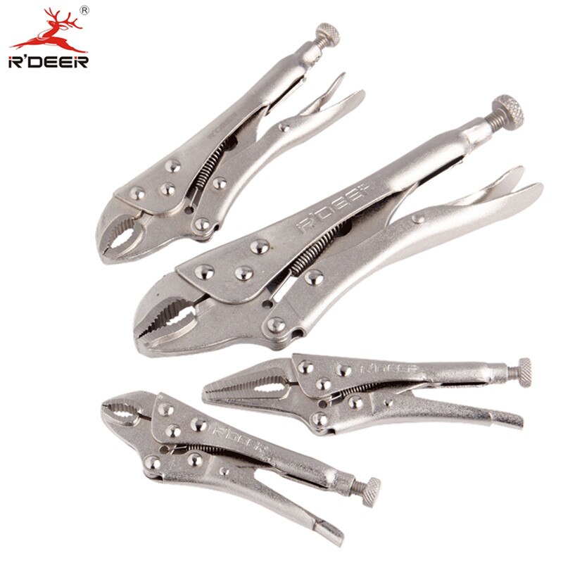 Locking Pliers Carbon Steel 5" 6" 7" Crimper Multitool Alicate Gourd Mouth Pliers Wire Cutter Hand Tool
