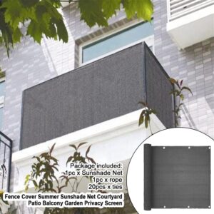 Summer Fence Cover Courtyard Patio Sunshade