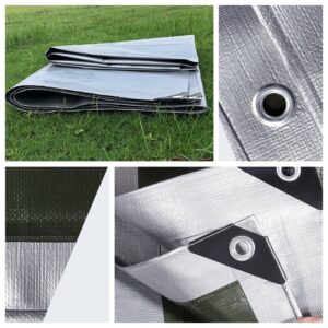 Alternative view of 0.32mm PE Tarpaulin Rainproof Cloth Outdoor Garden Plant Shed Boat Car Truck Canopys Waterproof Shading Sail Pet Dog House Cover