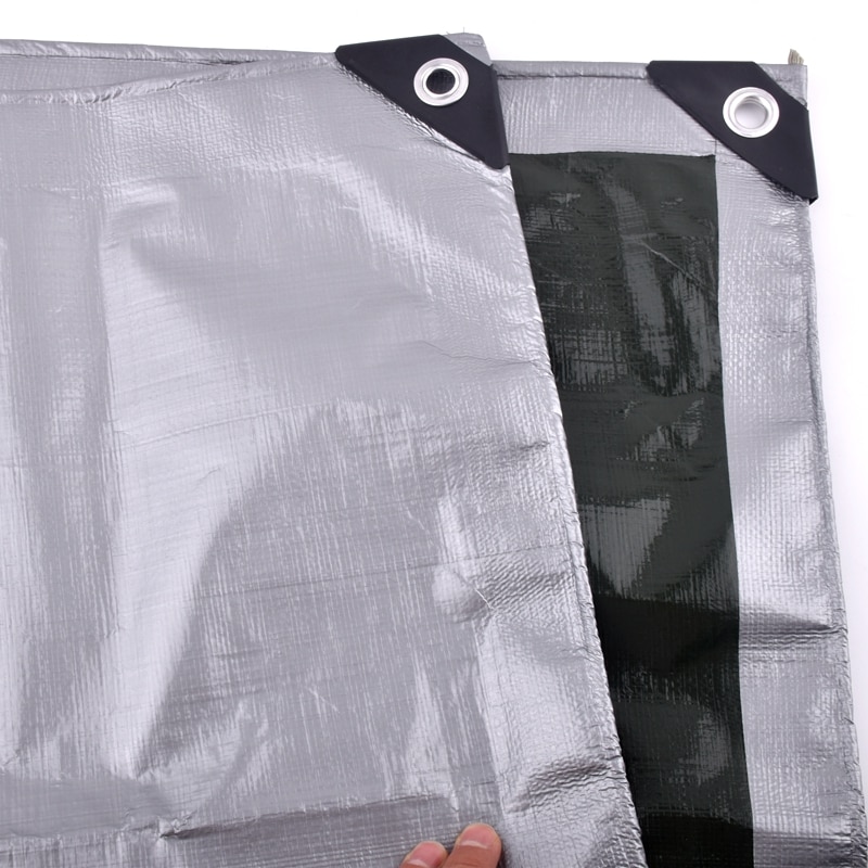 0.32mm PE Tarpaulin Rainproof Cloth Outdoor Garden Plant Shed Boat Car Truck Canopys Waterproof Shading Sail Pet Dog House Cover - Image 5