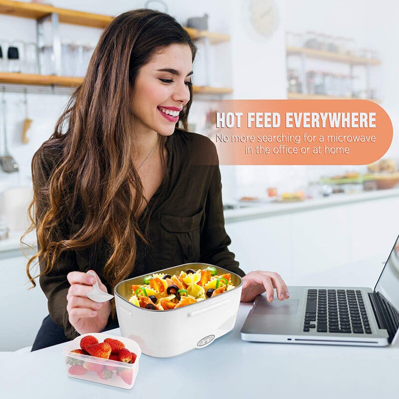 12V 110V 220V Portable Electric Heating Lunch Box Home Car Truck Office Rice Box Food Warmer Heater Rice Container Lunchbox - Image 6