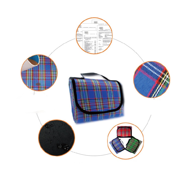 150x200cm Camping Mat Plaid folding camping mattress Baby Climb Outdoor Waterproof Beach Picnic Blanket for Multiplayer Picnic - Image 3