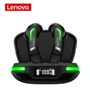 Alternative view of Lenovo GM3 Earphone bluetooth and digital display TWS noise reduction low delay game sports wireless headset to eliminate noise