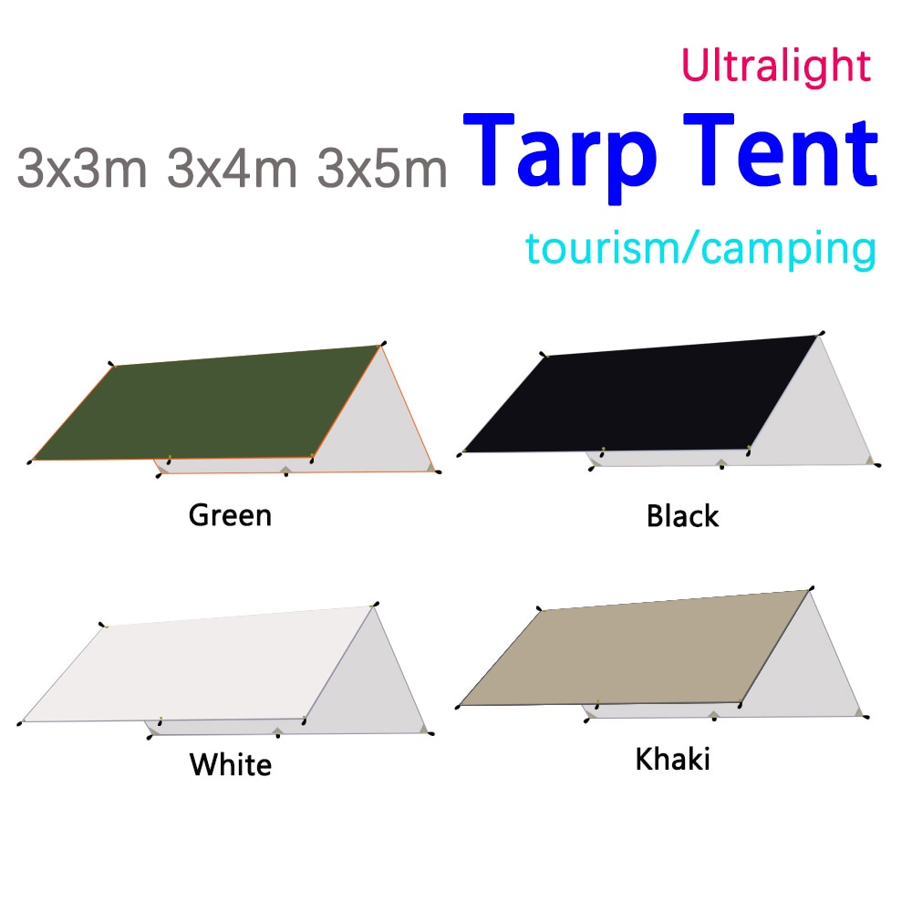 Ultralight Tarp Awnings Shelters Shade Sail Sunshade Garden Canopy Waterproof Outdoor Camping Tarp Tourist Travel Sun Shelter - Image 4