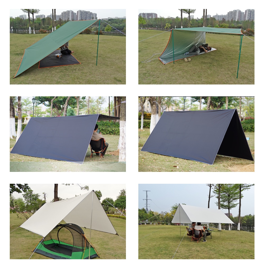 Ultralight Tarp Awnings Shelters Shade Sail Sunshade Garden Canopy Waterproof Outdoor Camping Tarp Tourist Travel Sun Shelter - Image 5