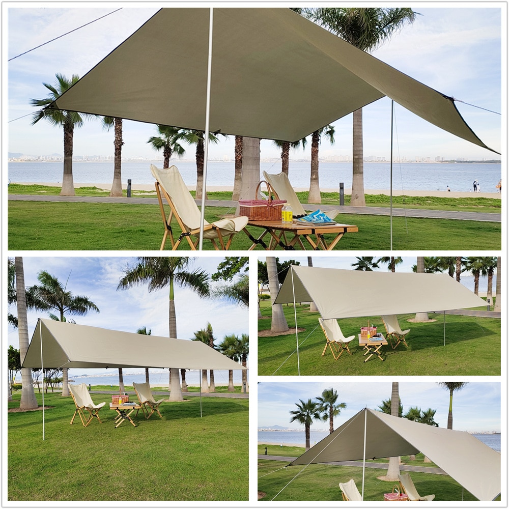 Ultralight Tarp Awnings Shelters Shade Sail Sunshade Garden Canopy Waterproof Outdoor Camping Tarp Tourist Travel Sun Shelter - Image 6